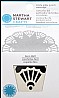 ������ ����� ������ ���� - MARTHA STEWART Circle Edge Punch DECO SHELL
