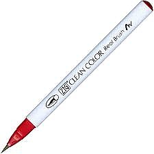 ��� ���� ��� ZIG CLEAN COLOR REAL BRUSH WINE RED 024