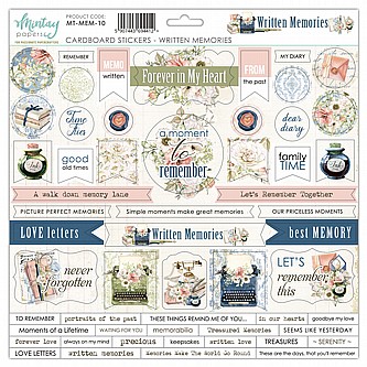 �� ������ �'������    MINTAY WRITTEN MEMORIES 30X30 