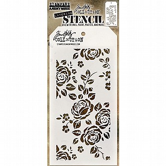 ������� TIM HOLTZ LAYERING STENCIL- ROSES