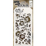 ������� TIM HOLTZ LAYERING STENCIL- FLORAL