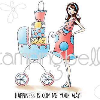 �� ������ ����� ����  - STAMPING BELLA BABY CARRIAGE