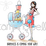 �� ������ ����� ����  - STAMPING BELLA BABY CARRIAGE