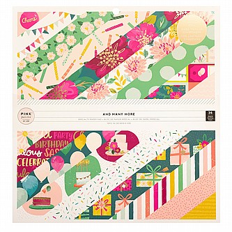 ����  PINK PAISLEE AND MANY MORE 30X30