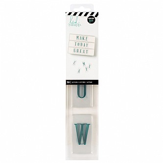 ������ TEAL ABC ������ ��� -HEIDI SWAPP LIGHT BOX INSERTS
