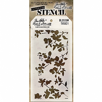������� TIM HOLTZ BLOSSOM   -LAYERED STENCIL