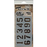 ������� TIM HOLTZ  NUMBERED   -LAYERED STENCIL