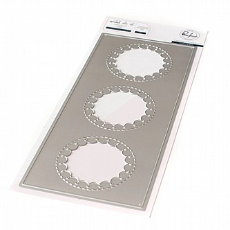 �� ������ �����  ������ ������ �� ������- PINK FRESH SLIM SCALLOP CIRCLES