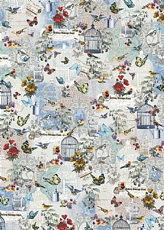 ���� ������ ������  BIRDS & BUTTERFLIES  012 - 50X70