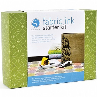 ���� ������� ������ ��� �� ��  - SILHOUETTE FABRIC INK STARTER KIT