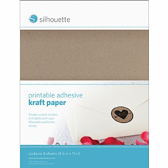  ���� ����� ���� ������  ������� ����� -  SILHOUETTE PRINTABLE ADHESIVE KRAFT