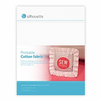 �� ����� ������  ������� ����� SILHOUETTE PRINTABLE COTTON FABRIC