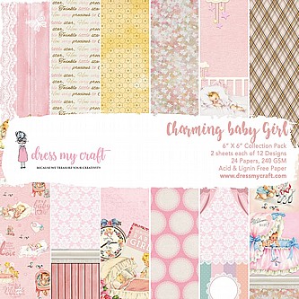 ����  CHARMING BABY GIRL - 15X15