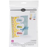 �� ������ ����� ������ ����� - SIZZIX CARD TRIPLE FANCY FRAME  FLIP- ITS