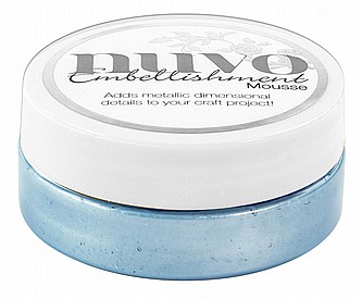 ��� ���������� -  NUVO EMBELLISHMENT MOUSSE CORNFLOWER BLUE 