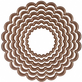 �� ������ ����� ������ -SPELLBINDERS CLASSIC SCALLOP CIRCLE LG