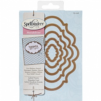 �� ������ ����� ������ -SPELLBINDERS NESTABILITIES LABLES TWENTY