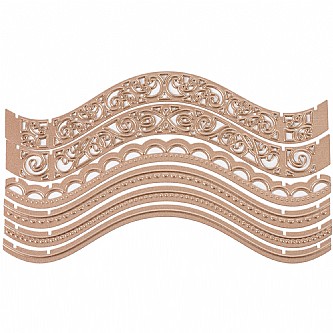 �� ������ ����� - SPELLBINDERS CARD CREATOR CURVED BORDERS TWO